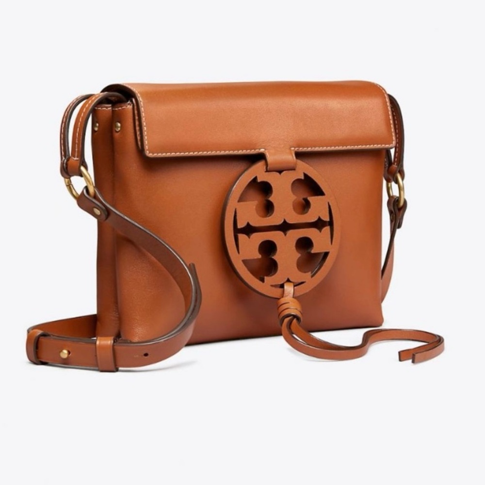 Tory Burch Leather Miller Crossbody Bag - Picture 10 of 16